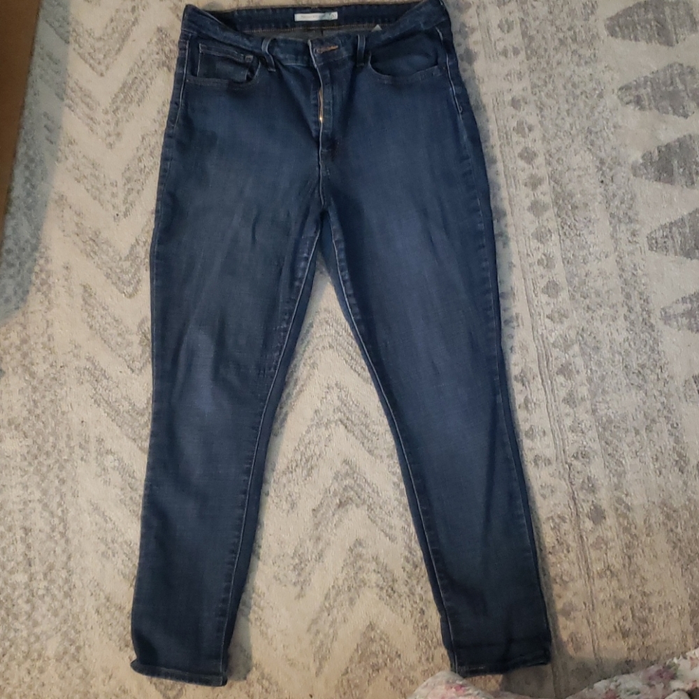 Levi 721 high rise skinny jeans